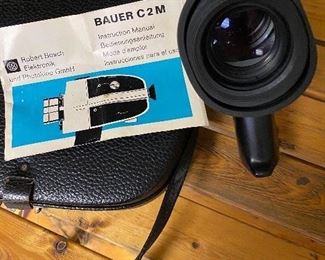 79. Vintage Bauer C2M Movie Camera And Case $8