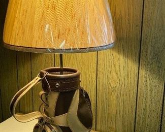 117. Golf Bag Table Lamp $10