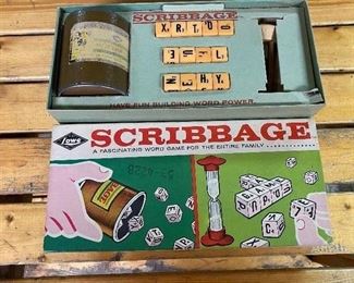 131. Vintage Scribbage with Original Box $6