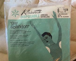 159. Vintage Dress Shields Original Package. $4