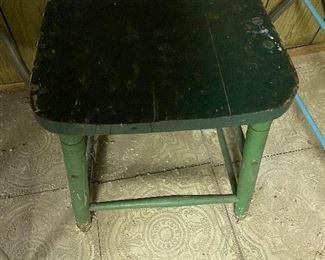 255. Vintage Painted Stool $8