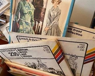 235. Vintage  Large Stretch Sew Patterns (37) $25