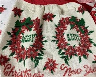 283. Vintage Christmas New Year Apron $4