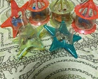 301. Vintage 6 Spinner Ornaments $15