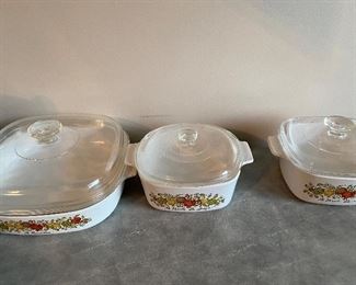 42. Corning Ware Spice O Life, Set of 3, $12