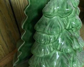 280. Vintage Ceramic Christmas Tree Napkin Holder $15