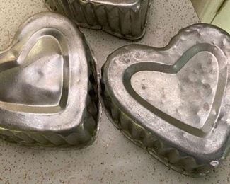30. 3 Heart Molds $6