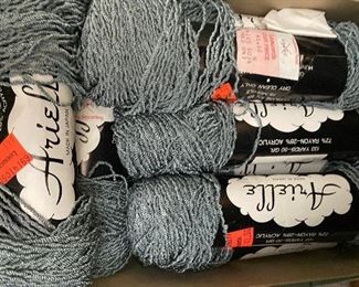 243. Box of Yarn $10