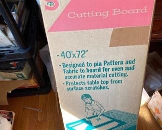 240. Singer Cutting Board/Box $10