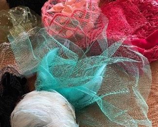 163. Vintage Variety Of Hats.  In Original Storage Hat Box $25