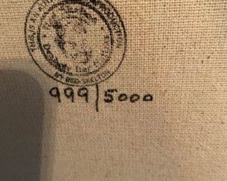 318. Numbered 999/5000