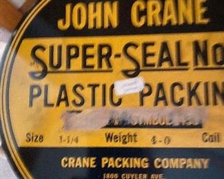 340. Vintage John Crane Tin $8