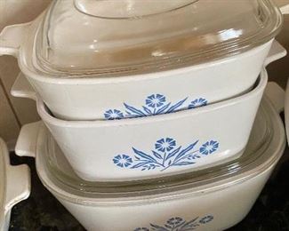 39. Corning Ware Blue Cornflower Set of 3 $12