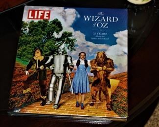 Wizard of Oz coffee table book is still under wrap.