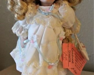 Childhood Dreams/Collectible Porcelain Doll