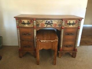 Monterey Ranch vanity with bench