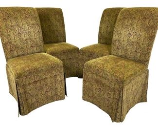 BOMBAY &nbsp;SET OF 4 UPHOLSTERED CHAIRS $80
