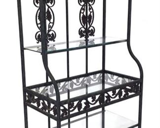 METAL DECORATIVE BAKERS RACK $70