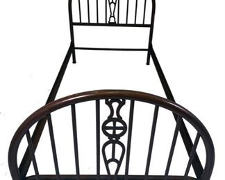 AMERICAN IRON METAL TWIN BED $45