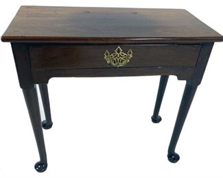GEORGE III CENTURY QUEEN ANNE SIDE TABLE $135