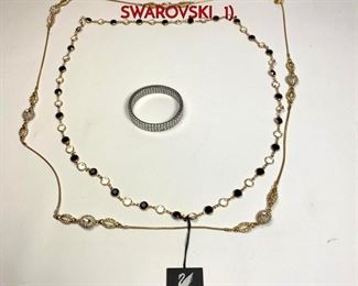 Lot 1035 3pc Vintage Designer Jewelry. ST JOHN. SWAROVSKI. 1. 