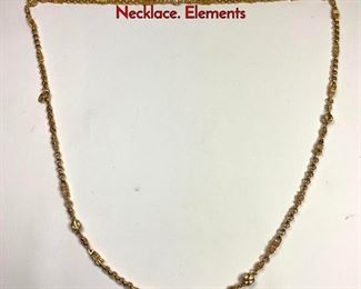 Lot 1036 ST JOHN Vintage Gilt Metal 48 Chain Necklace. Elements