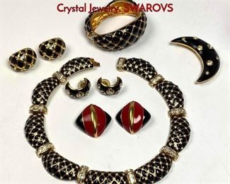 Lot 1051 9pc CHRISTIAN DIOR  SWAROVSKI Crystal Jewelry. SWAROVS