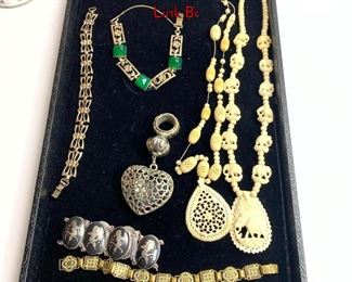 Lot 1061 7pc Jewelry Lot. Includes three Sterling Silver Link Br