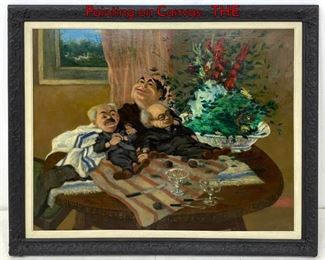 Lot 1068 EMPTY MARTIN JACKSON 1940 Oil Painting on Canvas. THE 