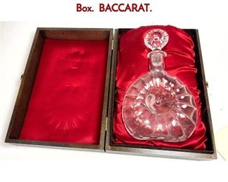 Lot 1077 REMY MARTIN Decanter Bottle in Original Box. BACCARAT.