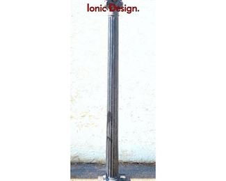 Lot 1154 3 brackets Cast Iron Column Lamp Post. Ionic Design.