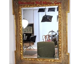 Lot 1252 DAUPHINE HARRISON and GIL Decorative Wall Mirror. Carv