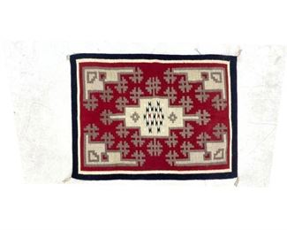 Lot 1281 Native American Indian Rug. Navajo.