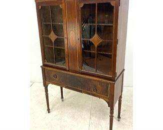 Lot 1314 Depression Era China Cabinet.