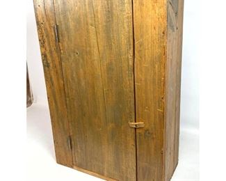 Lot 1315 Country pine 1 Door Cabinet.
