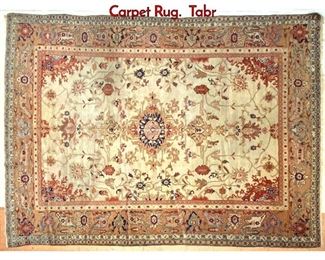 Lot 1329 96 x 119 Room size handmade Turkish Carpet Rug. Tabr