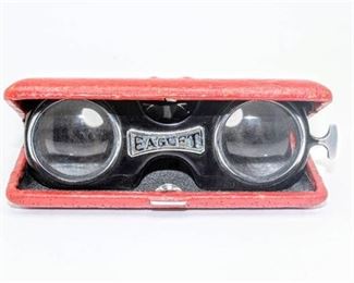 Vintage Eaglet 3.5 x 2.6 Opera Theater Sport Binoculars Made in Japan