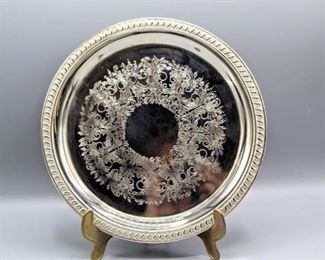 Godinger Silver Art Serving Tray 14"