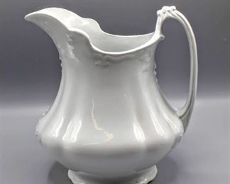 Vintage Royal Ironstone China Pitcher 8.5" Tall