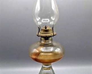 Glass Antique Oil Lamp