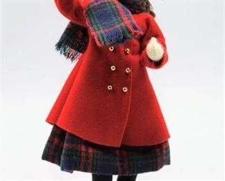 Simpich Character Doll Carolers Series - Bell Ringer Girl 1990