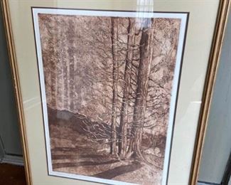 Trees in Woods print https://ctbids.com/#!/description/share/408528