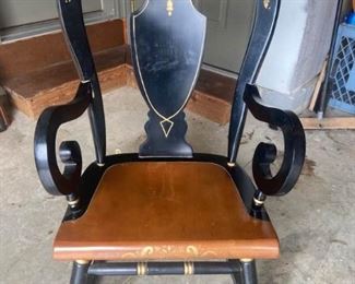 Hitchcock style rocking chair. https://ctbids.com/#!/description/share/408529