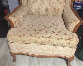 Item #47:  Vintage arm chair (31"Wx30"Hx31"D) $30