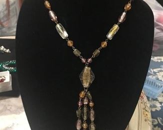 Item #560:  Coldwater Creek beaded necklace (20"): $12