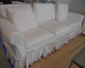 SLIPCOVERED SOFA 