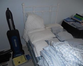 ORECK VACCUMS. QUEEN AND TWIN BEDDING