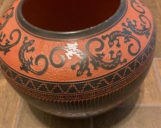 Native American pottery.  $135,