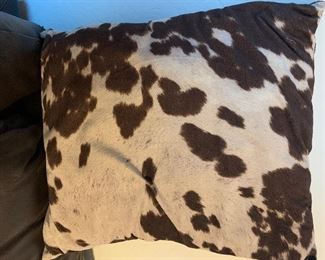 cow print pillow. $5,