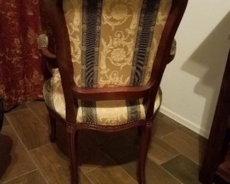 Fabric parlor chair. $95.